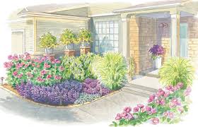 A Welcoming Entry Front Yard Landscaping Plans Front Yard Landscaping Design Garden Planning