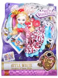 Ever After High Way Too Wonderland Apple White Doll New In Hand Ever After High Ever After Dolls Apple White