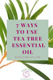 7 Ways To Use Tea Tree Essential Oil Tea Tree Essential Oil Tea Tree Oil Tea Tree