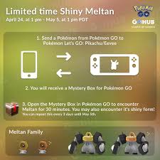 Shiny Meltan Returns April 24 May 5 Pokemon Go Hub Pokemon Pokemon Go Pokemon Deoxys