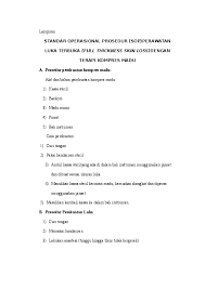 Berikut kriteria luka terbuka yang harus segera dibawa ke dokter. Doc Sop Ku Novita Ydk Academia Edu