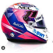 Red bull drivers max verstappen and sergio perez experienced wildly different emotions in a dramatic azerbaijan grand prix on sunday. Sergio Perez 2019 Helmet Formula 1 Amino