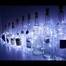 Wine Bottle Led Cork Lights Diy Cool White Batteries Etsy Lighted Wine Bottles Bottle Lights Wine Bottle Lamp