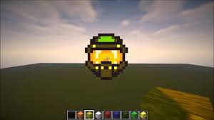 Minecraft Pixel Art Ep11 Master Chief S Head And Helmet Halo 5 Minecraft Pixel Art Pixel Art Halo 5 Guardians
