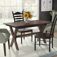 Revamp your dining room with the bold lines and a rustic, deep chocolate finish of the. The Trestle Dining Table A Style That Never Dies