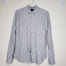 Cactus man by ricky singh peached poplin slim fit long sleeve button down shirt, men's medium, new with tags, burgundy with white dots, measures flat lay: Cactus Man Ricky Singh Poshmark
