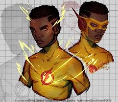 Deoxy Diamond On Instagram Wally West Kid Flash Drawing Dccomics Superhero Illustration Deoxydiamond Art Comic In 2020 Wally West Dc Comics Art West Art