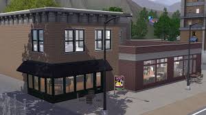 Sims 3 Lets Renovate A Coffee House Speed Build Simsarchitecture Coffee House House Renovations