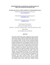 Pusat mel, kolej zamrud uitm cawangan pulau pinang, jalan permatang pauh, 13500 permatang pauh, pulau pinang. Doc Pengurusan Organisasi Di Kolej Komuniti Satu Perspektif Pelajar Oleh Abd Rahim Insan Lestari 2014 Uthm Abd Rahim Che Rus Academia Edu