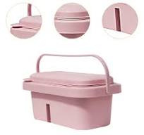 Paint Brush Cleaning Basin Painting Brush Washing Bucket Lightweight Paint  Brush Washer Holder for Oil Painting Kids Camping, Pink