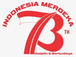 This png image is transparent backgroud and png format. Logo Hut Ri Ke 73 Png Kemerdekaan Indonesia 2018 Png Transparent Png 836x1303 Free Download On Nicepng