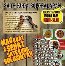 Temukan tempat wisata favorit di kebumen, jawa tengah. Sate Kuda Solobalapan Photos Facebook