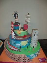 Torte Di Cake Design Con Le Bellezze E I Monumenti D Italia Torta Alla Birra Torte Cake Design