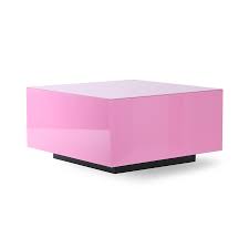 Shop the pink coffee tables collection on chairish, home of the best vintage and used furniture, decor and art. Hkliving Mirror Block Table Pink Large Living And Co