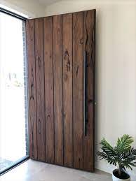 Recycled Timber Front Entrance Door Messmate Cladding Melbourne Australia Modern Entrance Door Main Entrance Door Design Timber Front Door