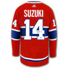 Последние твиты от nick suzuki (@nsuzuki_37). Nick Suzuki Montreal Canadiens Adidas Pro Autographed Jersey Nhl Auctions