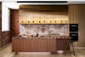 Tumbled marble backsplashes are extremely versatile and can be found in contemporary and create a simple tumbled marble backsplash by using square tiles in a white, beige, tan or other. Photo 6 Of 11 In A Home In A Former Shoe Factory Gets An Overhaul Inspired By A Vintage Cookbook Dwell
