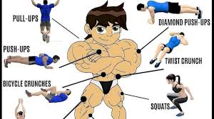 Check spelling or type a new query. Latlet 140 Home Workout Ideas Home Workout Ideas Homeworkout Workoutideas Pull Ups Diamong Push Ups Push Ups Twist Crunch Bicycle Crunches Squats Burpees Bridge Raises Fitness Sport Home Workout For Whole Body