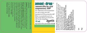 I haven't a clue what measures ratio to use. Amoxi Drop Amoxicillin