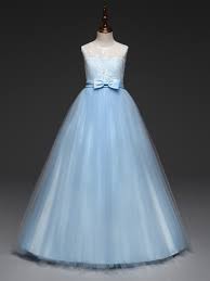 Children Floor Length Princess Evening Gowns Long Mint Pink Lavender Light Blue Dress Girls 4 To 11 12 13 14 Year Old Summer Dress Girl Blue Dress Girl14 Years Aliexpress