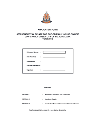 The family justice courts (fjc) is opened from 8.30 am to 6:00 pm from monday through our operations are closed on saturday, sunday and public holidays. Mbpj Assessment Rebate 2018 Fill Online Printable Fillable Blank Pdffiller