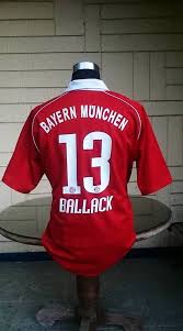 Sammler, fans vom 1.fc nürnberg. Bayern Munich 2005 2006 Bundesliga Dfb Pokal Champion Jersey Adidas Ballack 13 Shirt Trikot Large Football Jerseys Football Shirts Jersey