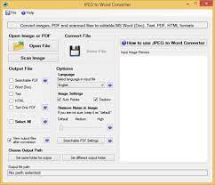 Optical character recognition (ocr) is the conversion of images into text. Jpeg To Word Converter Download