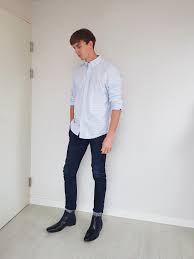 Chelsea boots, an oxford shirt, and indigo jeans is an outfit i wear all the time. How To Wear Chelsea Boots The Sharpest Type Of Men S Footwear The Boardwalk