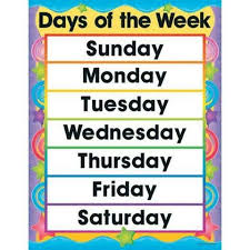 Days Of The Week Printable Poster Days Of The Week Activities Learning English For Kids Free Days Of The Week Printables
