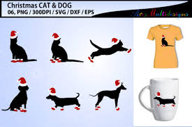 Download 1 Christmas Cat Svg Designs Graphics PSD Mockup Templates