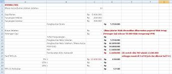 Untuk anda yang bekerja pada bagian keuangan atau administrasi kehadiran microsoft excel sangat membatu dalam menyelesaikan tugas anda dengan. Perhitungan Pph 21 Pegawai Tidak Tetap Pt Ultima Tekno Solusindo