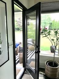 Whether ornate or plain, doors can be a bit of a challenge to paint. Painting An Interior Door And Trim Black Life Love Larson