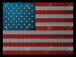 Great in yard or hanging from home or business. Usa Dotted Led Flag Illustration File Layered For Easy Manipulation Royalty Free Cliparts Vectors And Stock Illustration Image 15579433