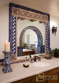 Discover today's decorating trends and design ideas for the spanish hacienda style home. Tile Around Mirror Houzz