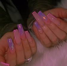 1001 Bijoux D Inspiration Pink Aesthetic Hot Baby In 2020 Purple Acrylic Nails Lavender Nails Acrylic Nails See more ideas about anime nails, nail art, nails. purple acrylic nails