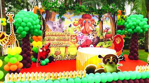 I included a little bit of paris in this circus themed birthday party! Jungle Madagascar Theme Birthday Party In Chennai By Moderneventmakers Com Ph 91 9884378857 Youtube