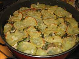 Spargi i funghi sopra le patate. Non Solo Cucine Isolane Teglia Di Patate E Funghi Al Forno