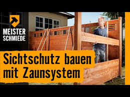 (853 angebote bei 33 shops). Sichtschutz Bauen Mit Zaunsystem Anleitung Von Hornbach