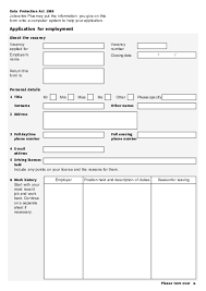 Blank Job Application Form Samples Download Free Forms Templates In Pdf Word In 2020 Job Application Form Job Application Printable Job Applications