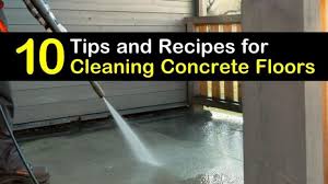 10 Amazingly Simple Ways For Cleaning Concrete Floors In 2020 Cleaning Concrete Floors Clean Concrete Concrete Floors