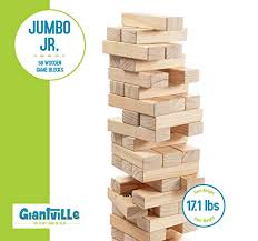 Maybe you would like to learn more about one of these? Giant Tumbling Timber Toy Jumbo Jr Wooden Blocks Floor Game For Kids And Adults 56 Pieces