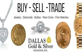 Dallas gold & silver exchange operates 4 locations in dfw and is a wholesaler and retail destination. Dallas Gold Silver Exchange 2620 I 20 W Grand Prairie Tx 75052 Yp Com