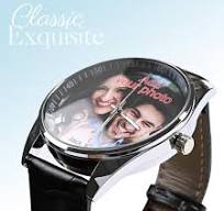 NICTIMEID Custom Watches for Men with Photo Personalized Gift for Boy Friend,Leather Band