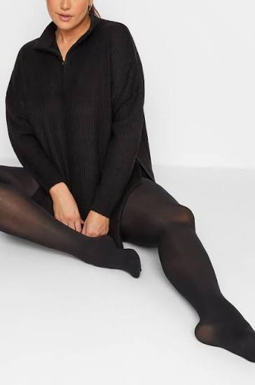 Yours 50 denier tights in Black