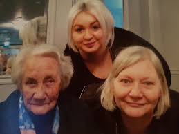 Lovely pictures from mothers day 2018 of myself my mam Jacyntha coogan and  our aunt and great aunt mrs kitty Cronin an amazing woman for her age think  she looks very like