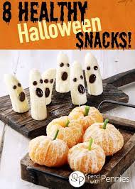 8 Healthy Halloween Snacks For Kids Spend With Pennies Halloween Appetizers Easy Halloween Food For Adults Halloween Snacks For Kids