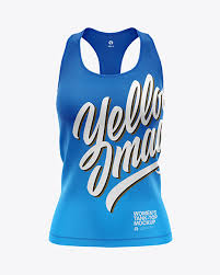 Download Women S Tank Top Mockup In Apparel Mockups On Yellow Images Object Mockups