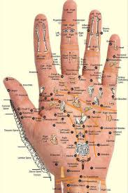 Detailed Hand Chart Hand Reflexology Reflexology Massage