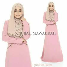 Jangan khawatir, kamu tidak harus melakukannya di salon karena semua tutoria. Jubah Mawaddah Pink Belacan Saeeda Collections