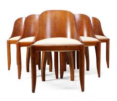 Set Of 6 Art Deco Dining Chairs France 1920s 73191 Art Deco Dining Chair Dining Chairs Deco Chairs